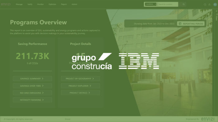 Grupo Construcía da un paso más en su estrategia para alcanzar el impacto positivo de la mano de Laragon e IBM Envizi ESG Suite